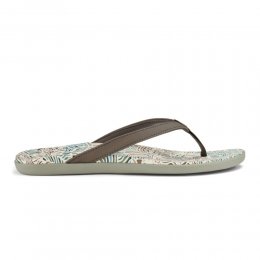 Ho'opio Hau Women's Beach Sandals - Warm Taupe / Hua