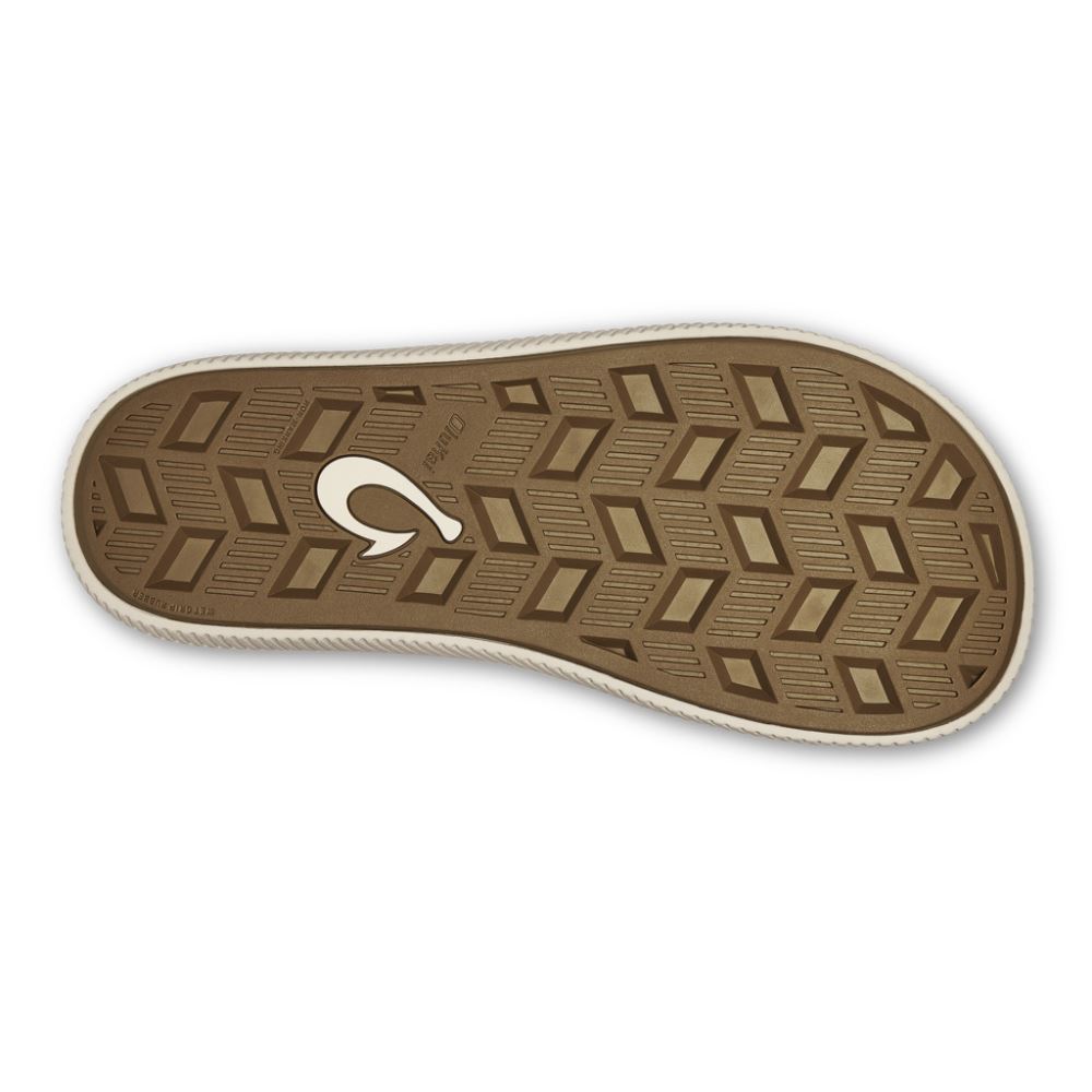 Ulele 'Olu Men's Slide Sandals - Pavement / Poi