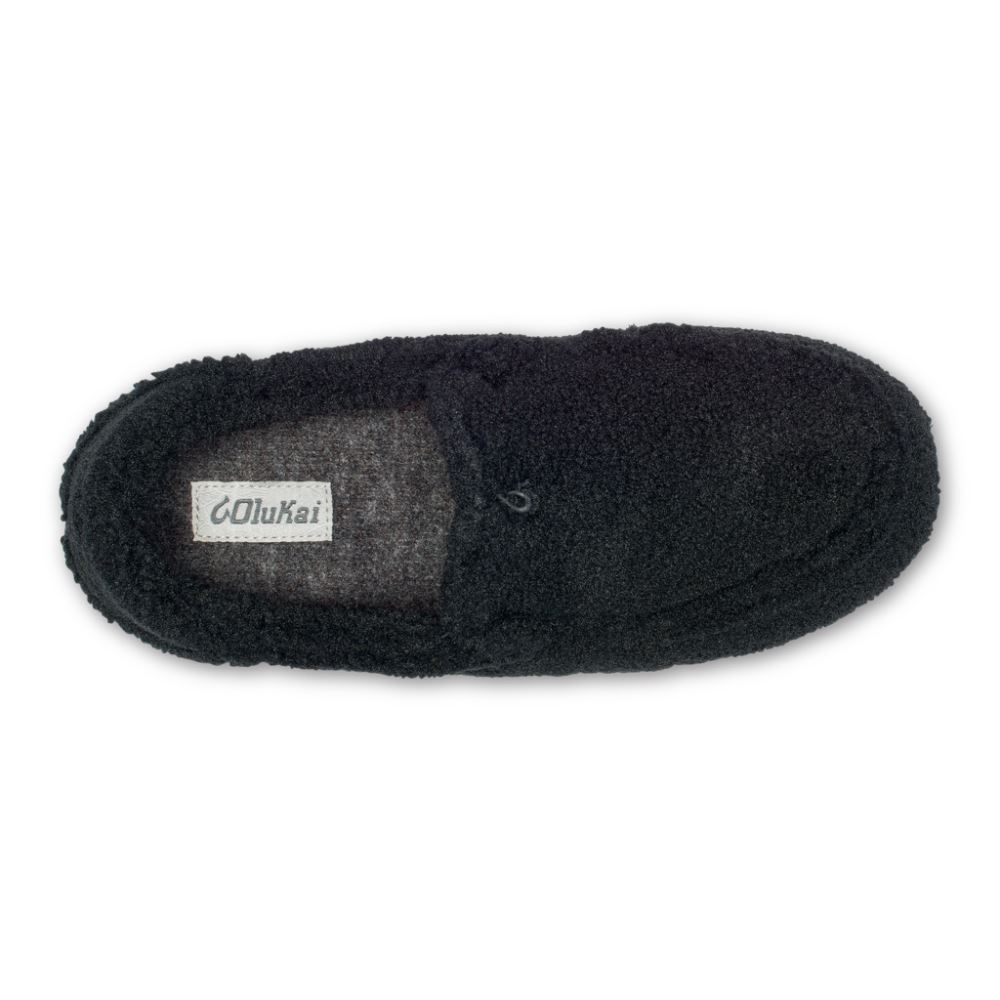 Nohea Heu Slipper Women's Fuzzy Slippers - Black