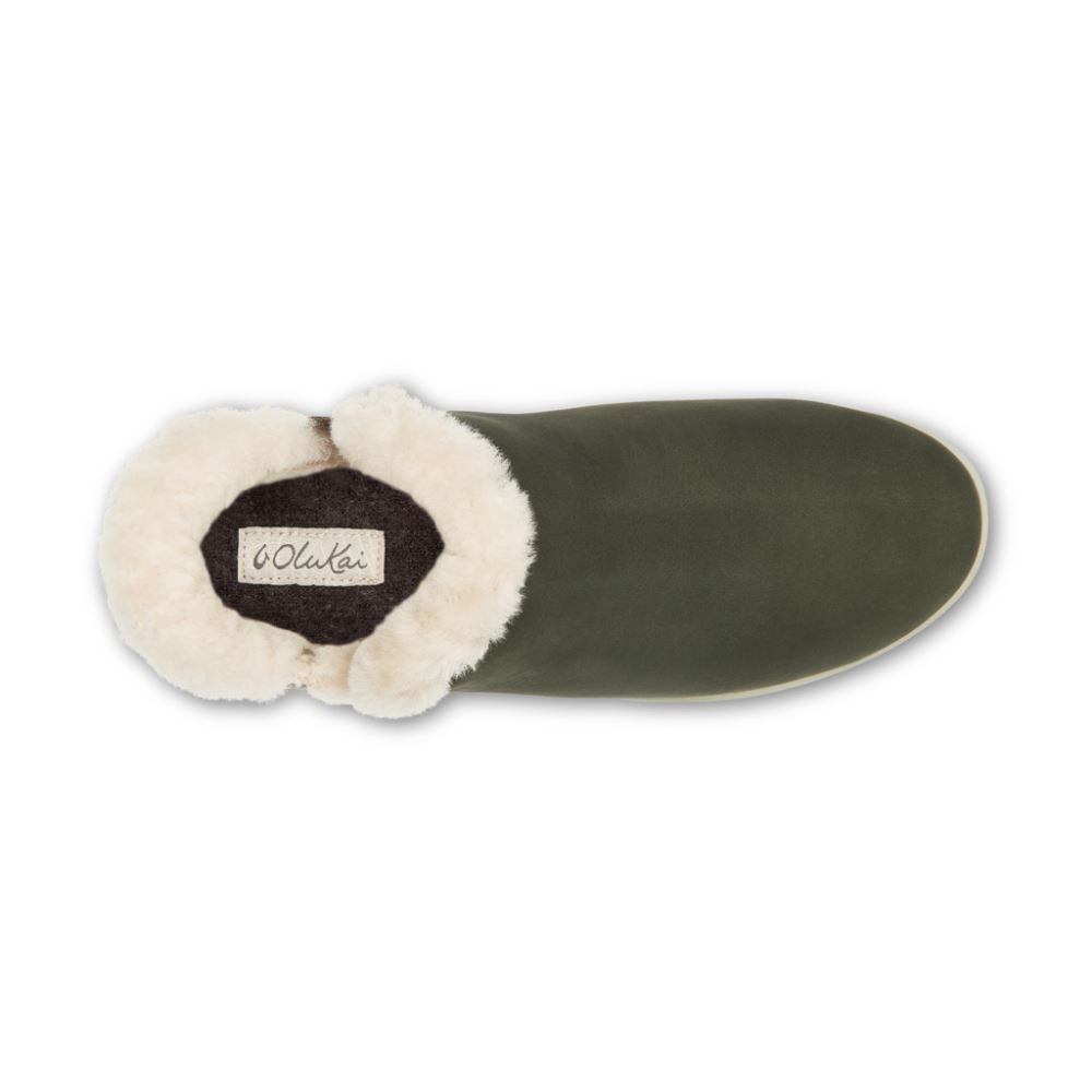 OluKai Malua Hulu Women's Booties - Dusty Olive / Cloud