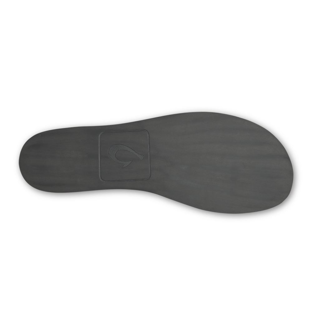 Moloa Hulu Men's Wool Slippers - Black