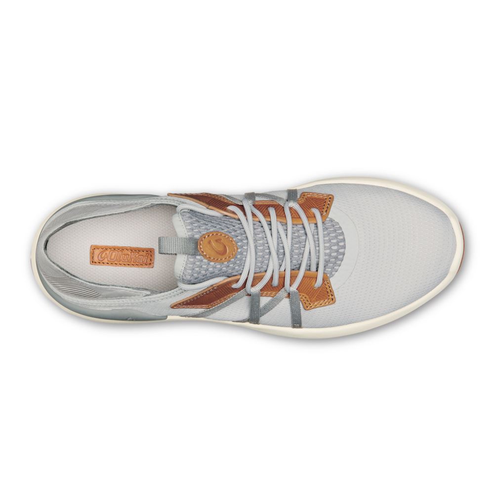 Mio Li Men's Athletic Shoes - Mist Grey / Poi