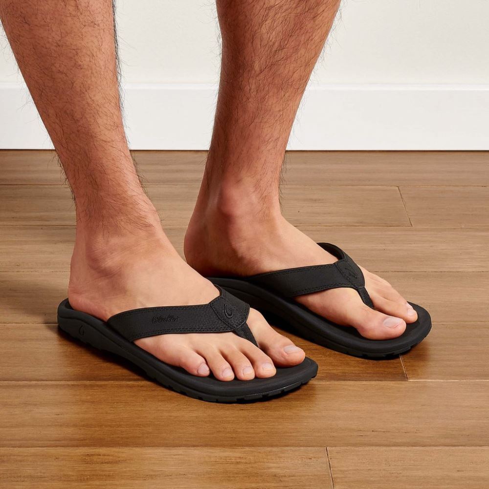 Ohana Men's Beach Sandals - Black