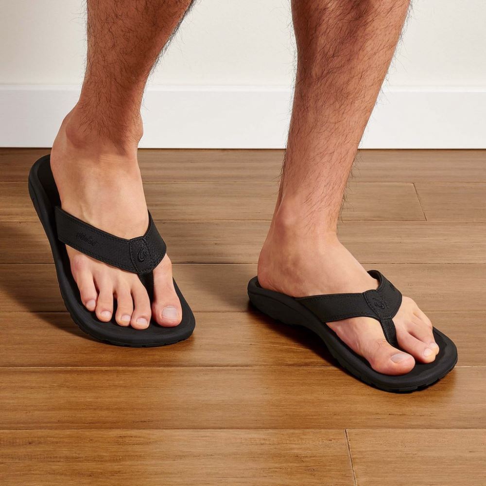 Ohana Men's Beach Sandals - Black