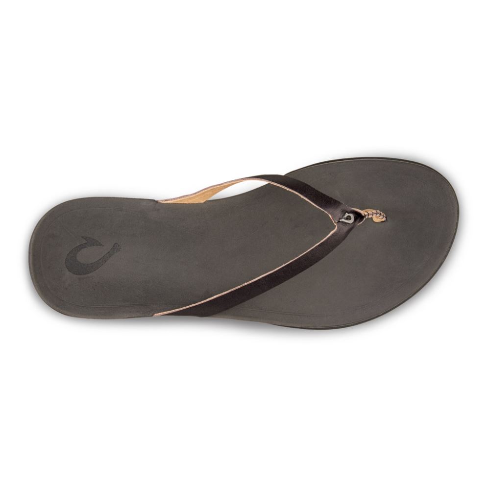 OluKai Ho'opio Leather - Onyx