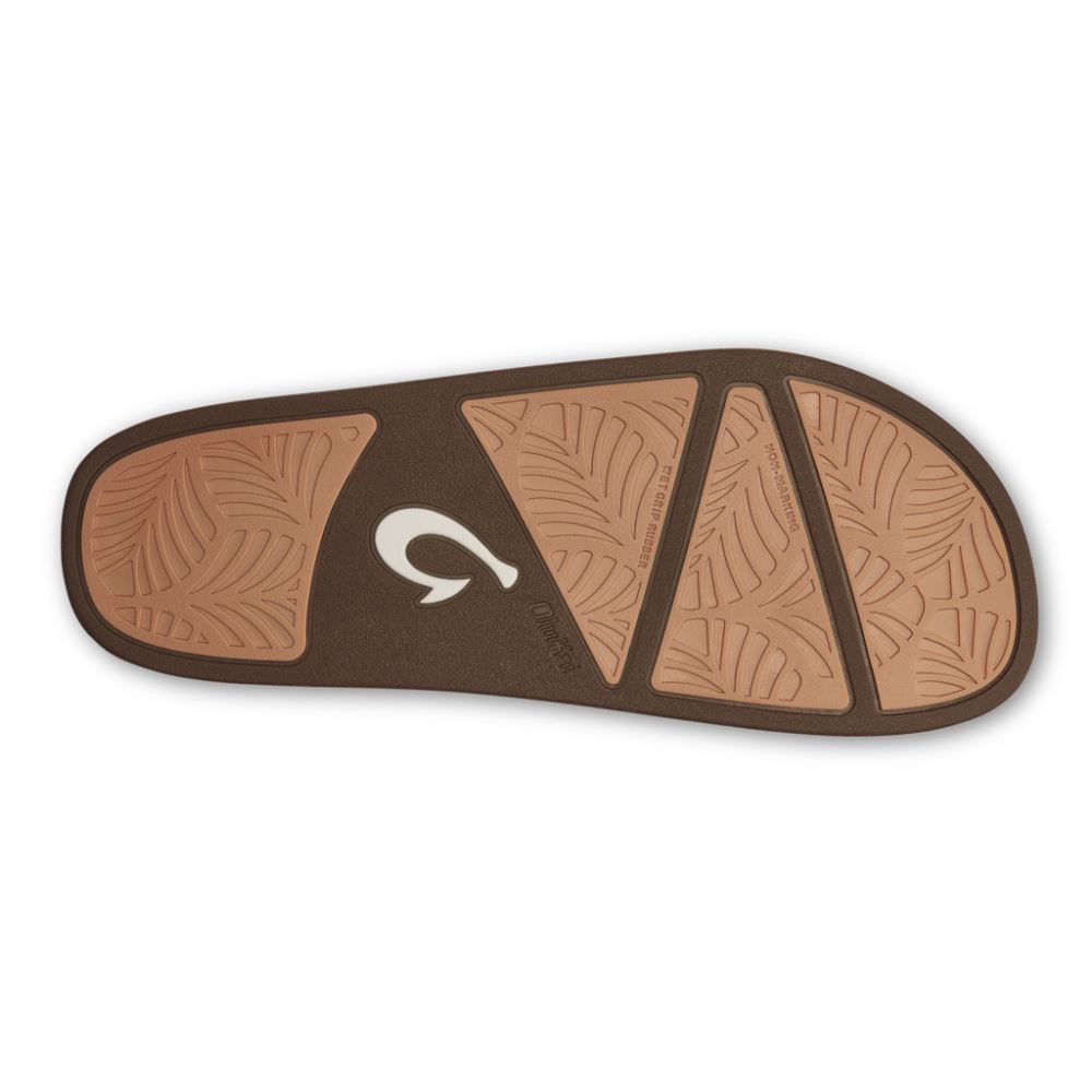 Kipe'a Heu Women's Slipper Sandals - Black