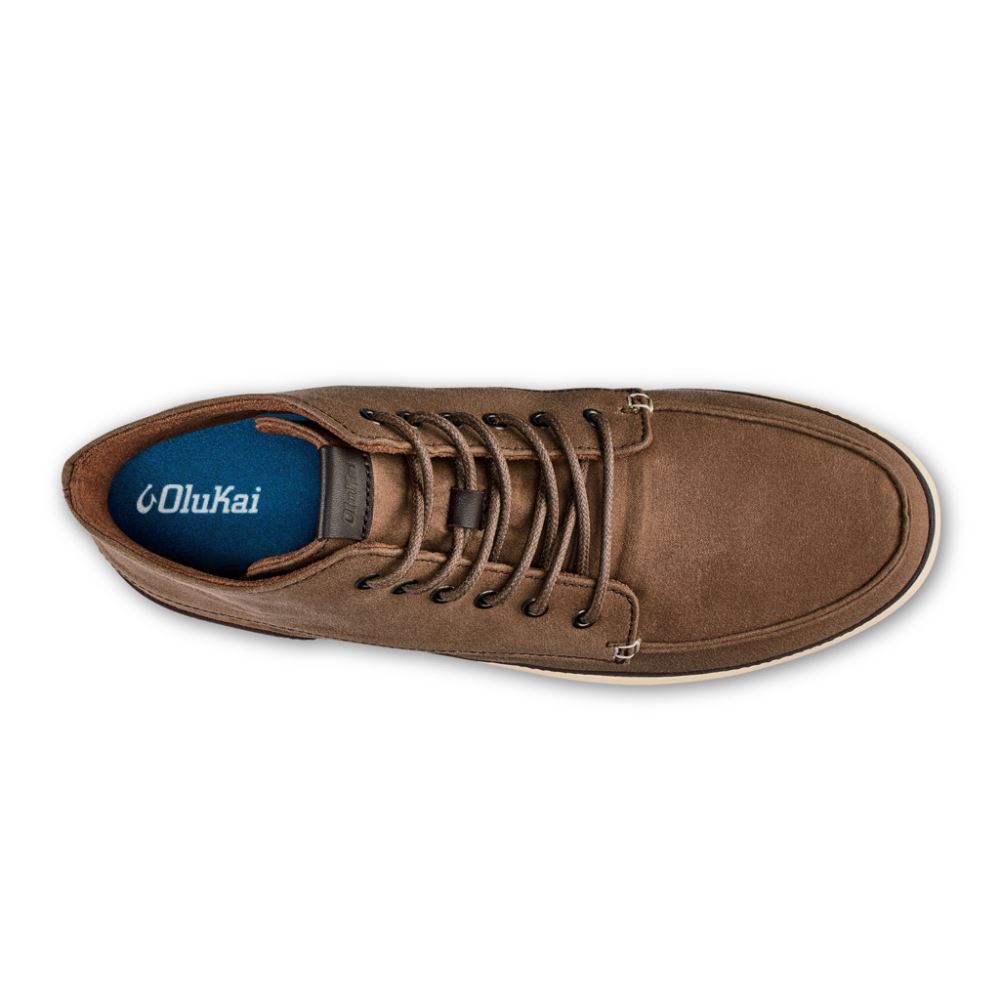 Nalukai Kapa Men's Canvas Boots - Mustang / Bone
