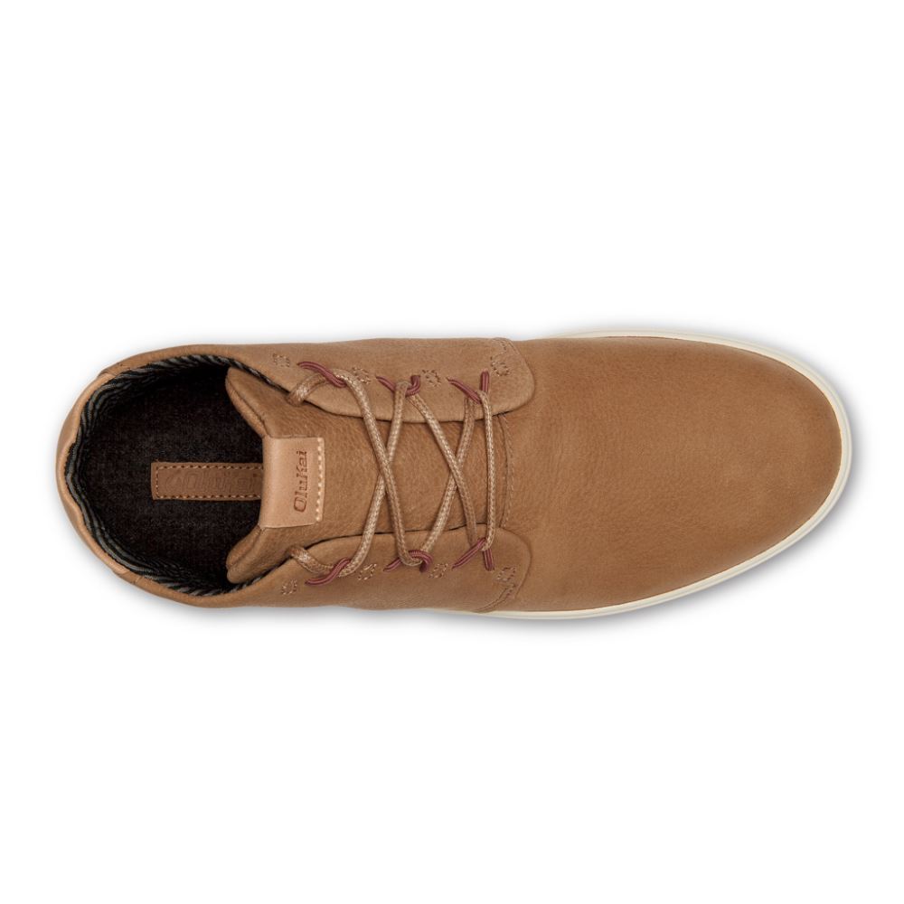 Nana Hele Men's Leather Chukka Boots - Natural