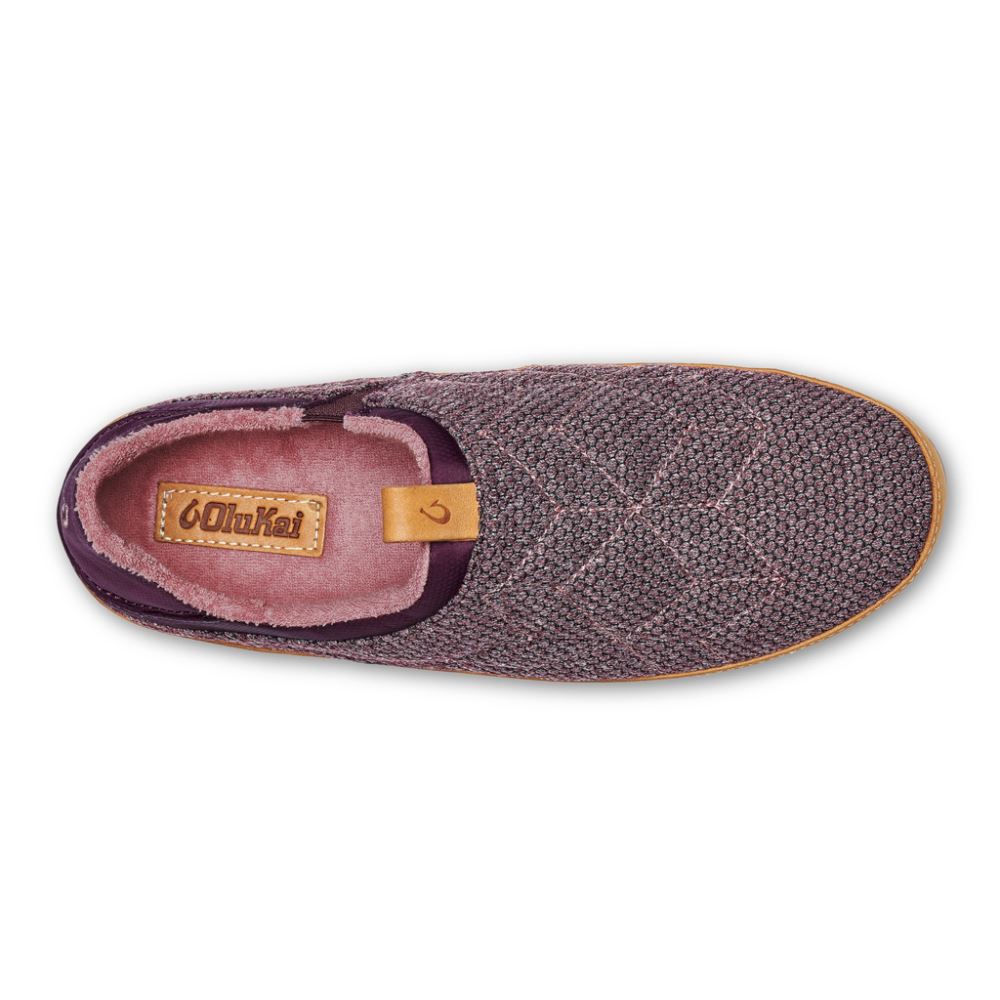 Lania Kilohana Women's Slippers - Grape Wine / Golden Sand