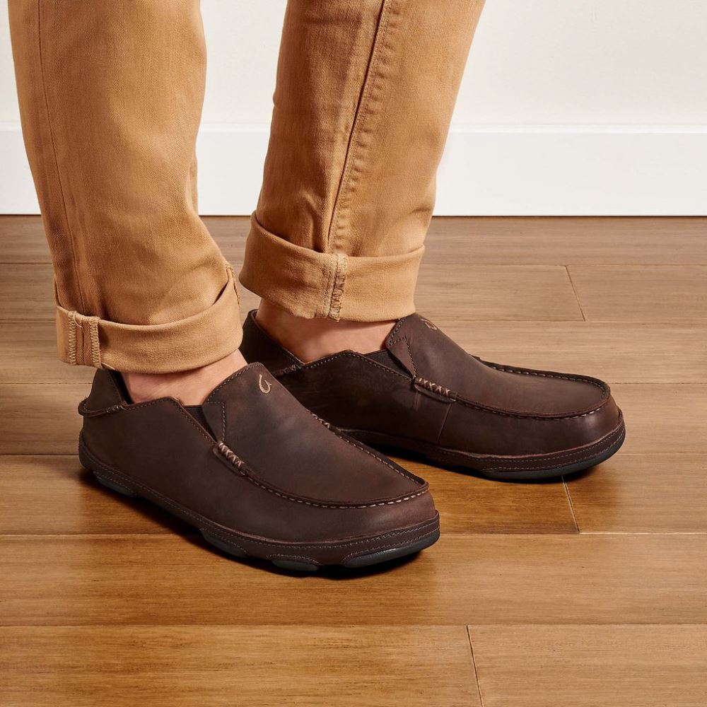 OluKai Moloa - Dark Wood / Dark Java