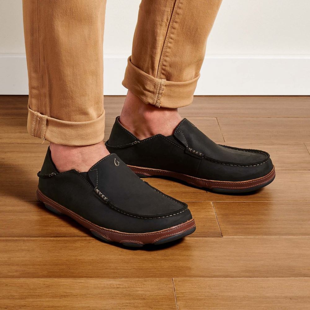 OluKai Moloa - Black / Toffee