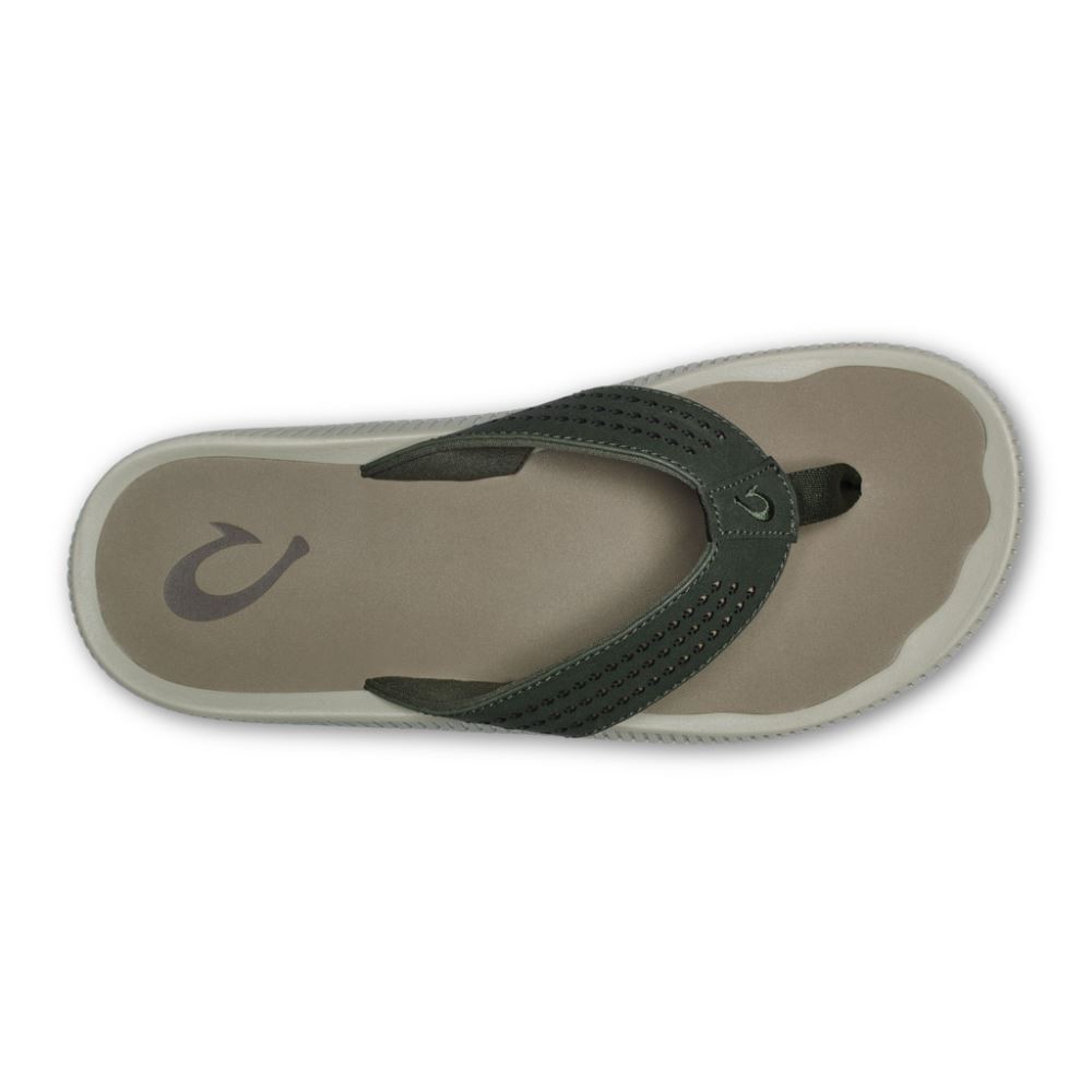 Ulele Men's Beach Sandals - Nori / Clay