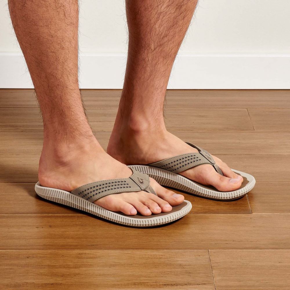 Ulele Men's Beach Sandals - Clay / Mustang
