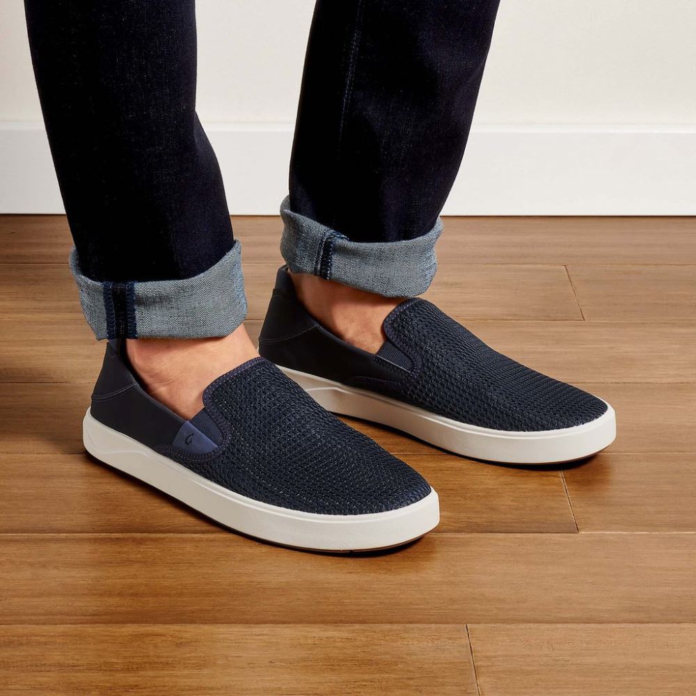 Lae'ahi Men's Slip-on Sneakers - Blue Depth