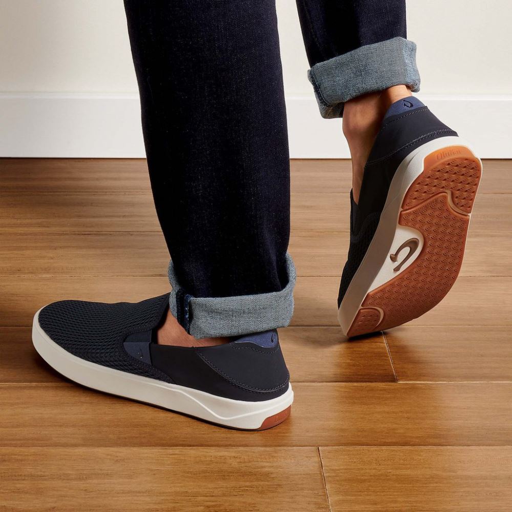 Lae'ahi Men's Slip-on Sneakers - Blue Depth
