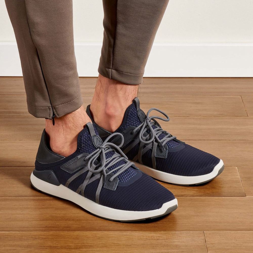 Mio Li Men's Athletic Shoes - Trench Blue / Charcoal