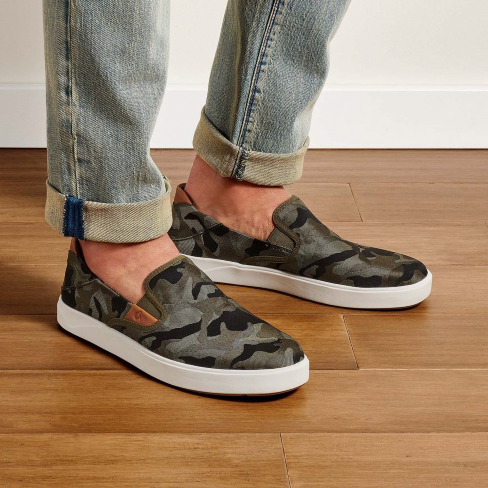 Lae'ahi Pa'i Men's Sneakers- Husk / Ke Au Camo