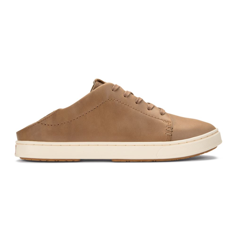 Pehuea Li 'Ili Women's Leather Sneakers - Tan