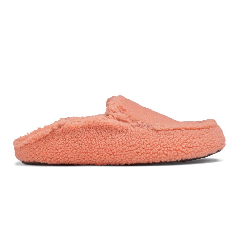 Nohea Heu Slipper Women's Fuzzy Slippers - Pickled Ginger