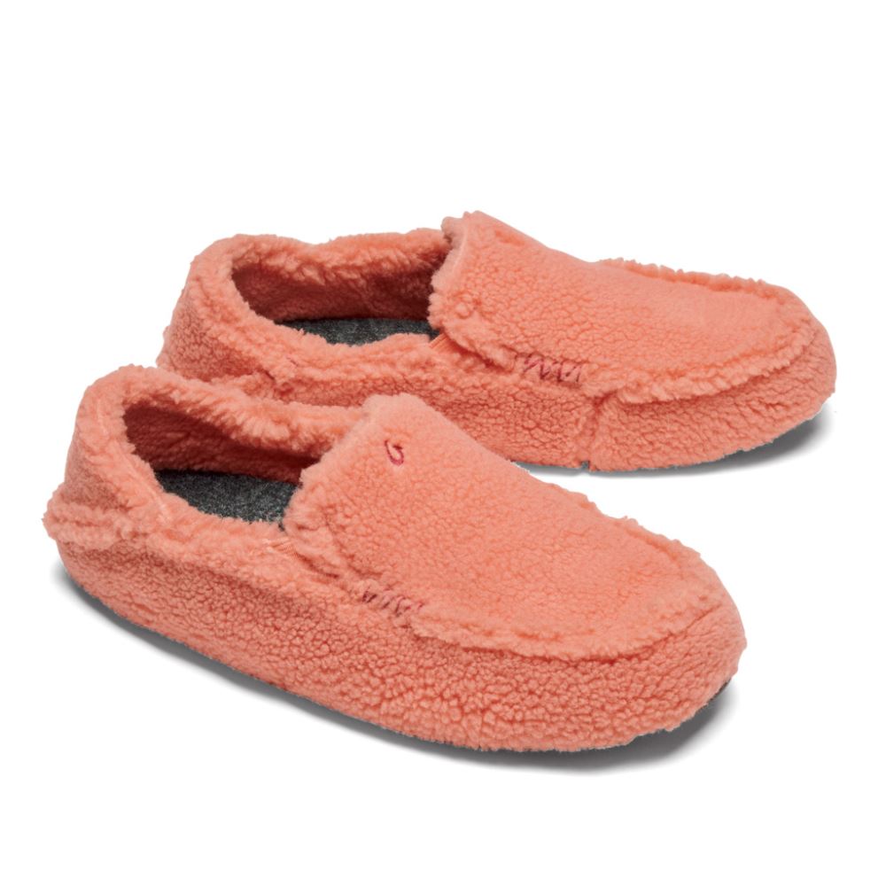 Nohea Heu Slipper Women's Fuzzy Slippers - Pickled Ginger