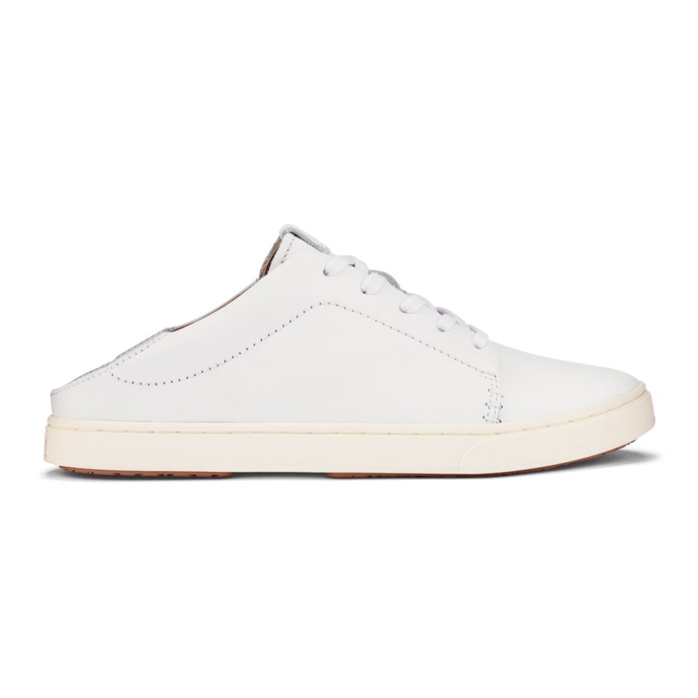 Pehuea Li 'Ili Women's Leather Sneakers - White