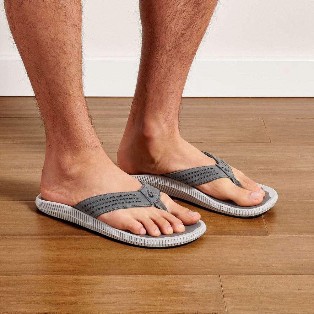 Ulele Men's Beach Sandals - Stone