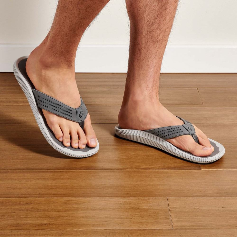 Ulele Men's Beach Sandals - Stone