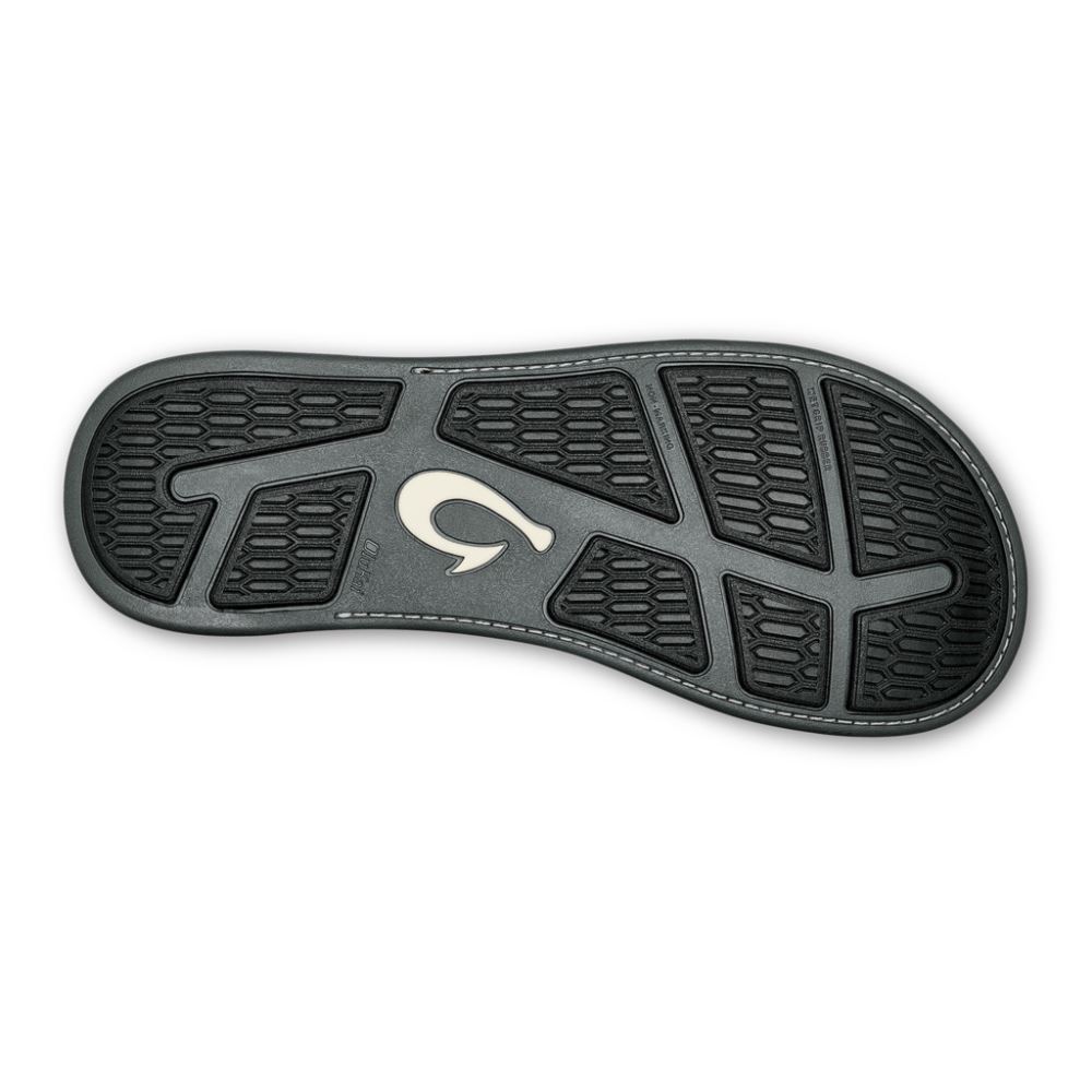 Tuahine Men's Leather Beach Sandals - Stone