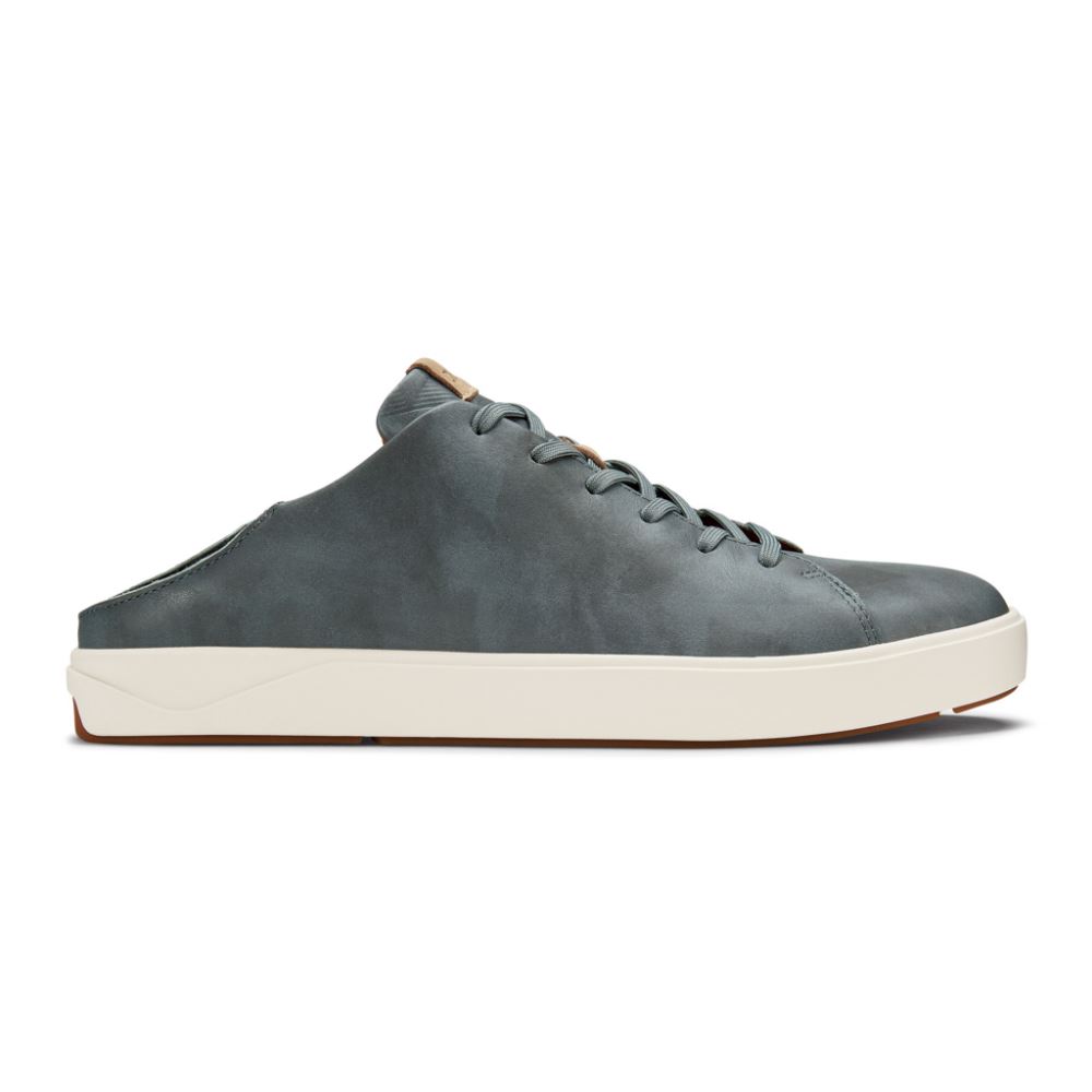 Lae'ahi Li 'Ili Men's Leather Sneakers - Charcoal