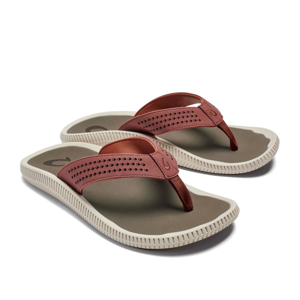 Ulele Men's Beach Sandals - Canoe / Mustang