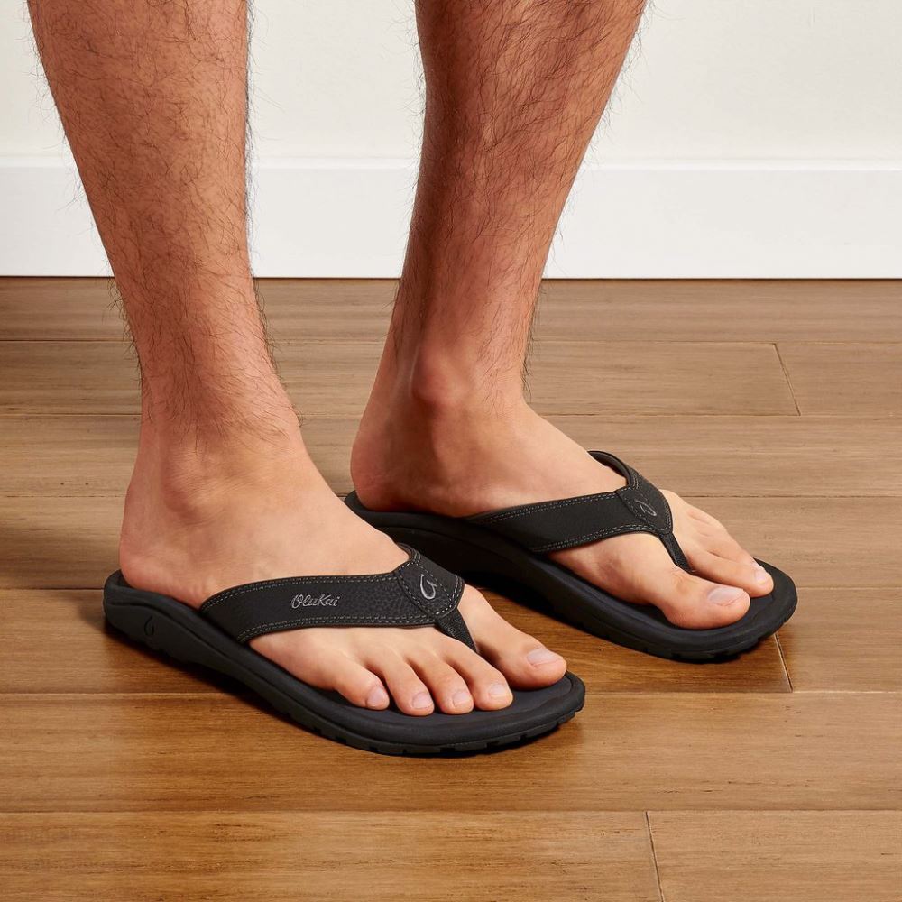 OluKai 'Ohana - Black / Dark Shadow