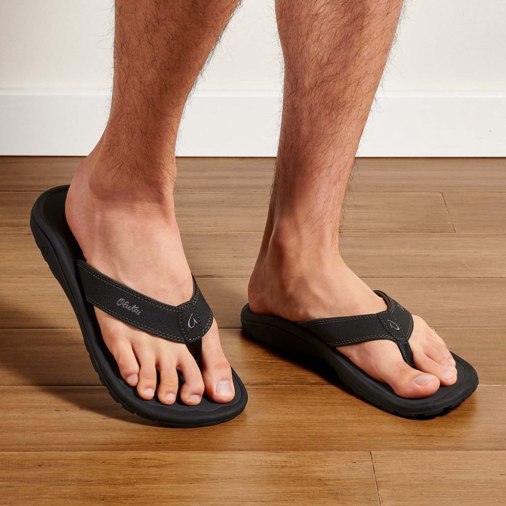 OluKai 'Ohana - Black / Dark Shadow