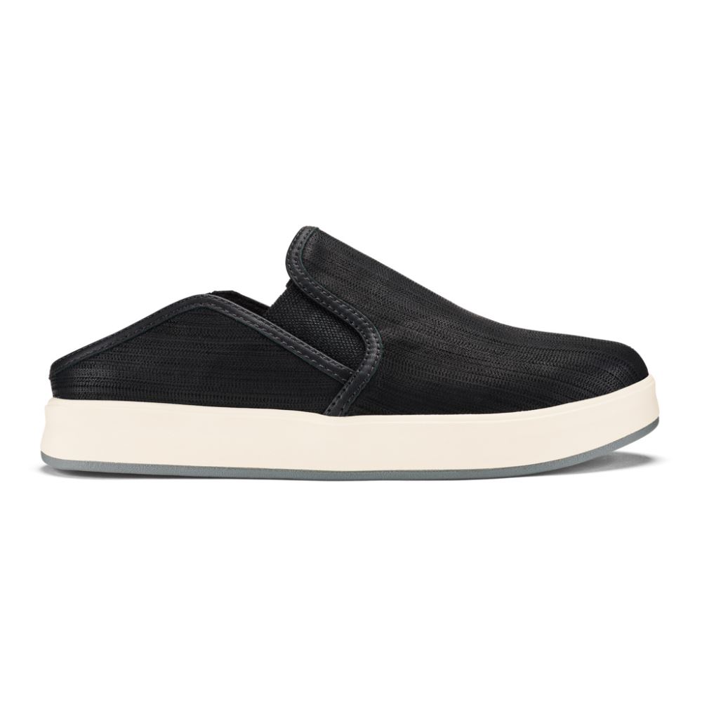 Ki'ihele 'Ili Women's Leather Sneakers - Black