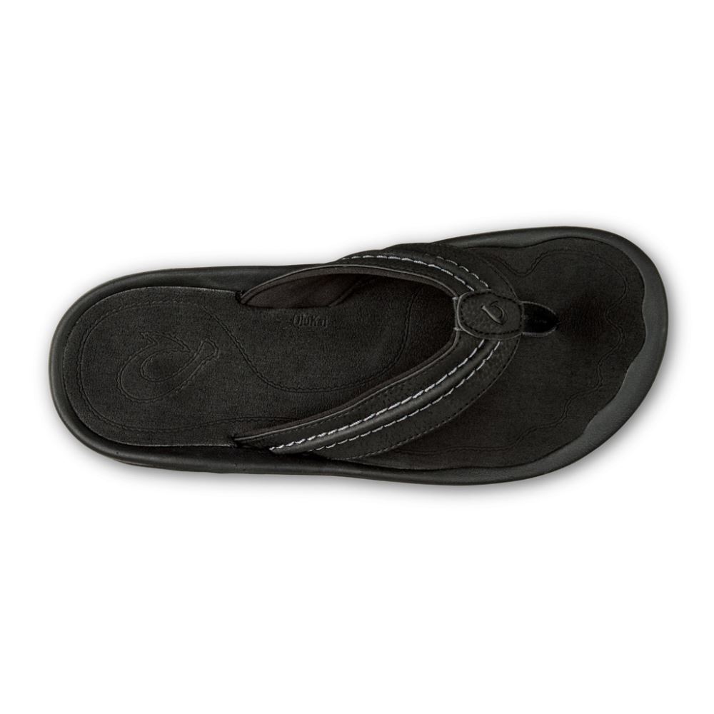 Hokua Men's Beach Sandals - Dark Wood