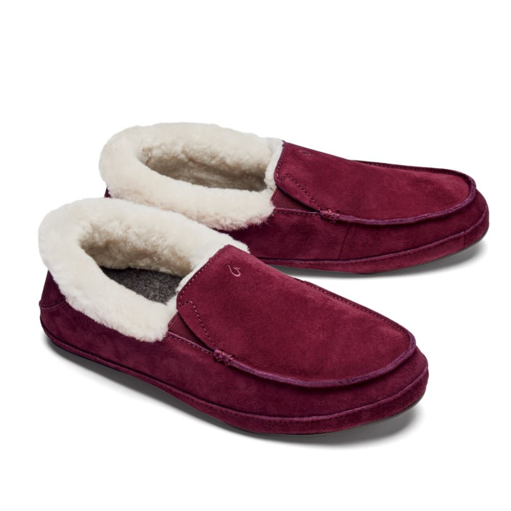 Ku'una Women's Leather Slippers - Lilikoi