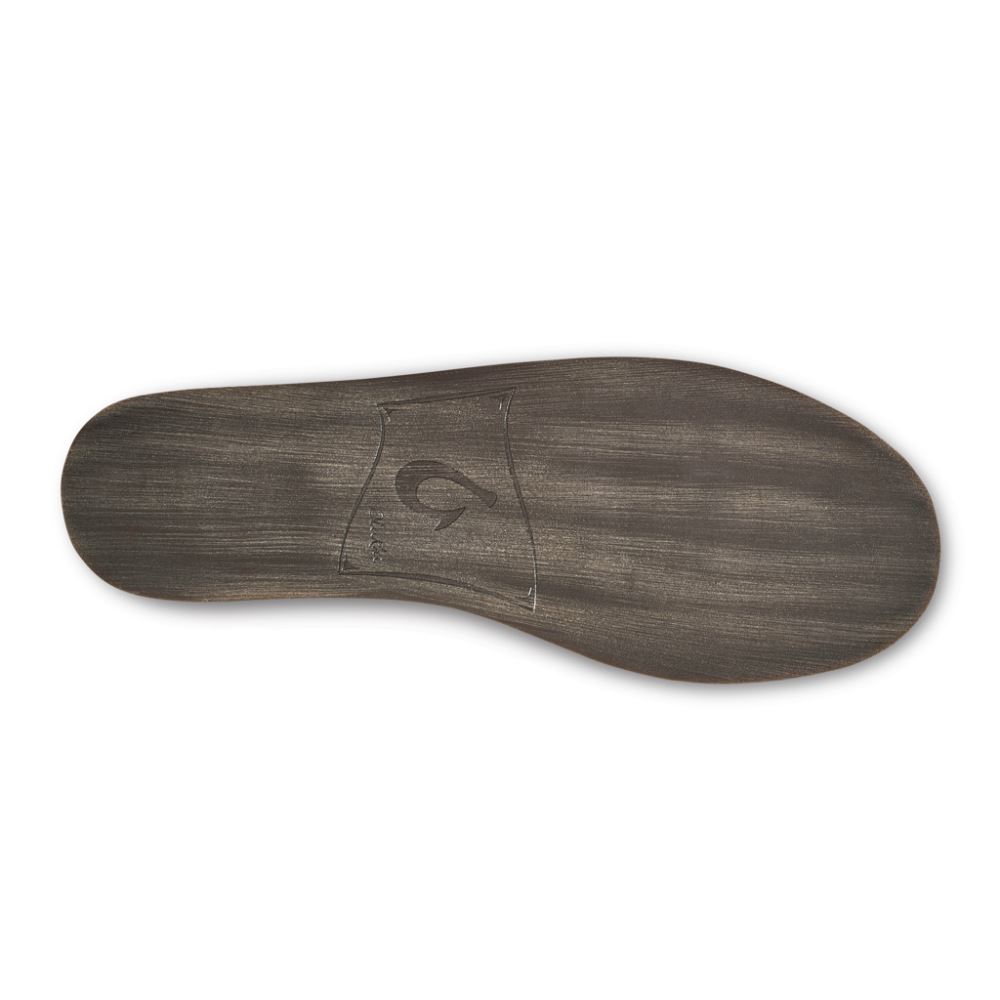 Nohea Women's Leather Slippers - Pale Grey