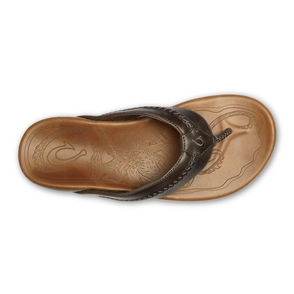 OluKai Mea Ola - Charcoal / Fox