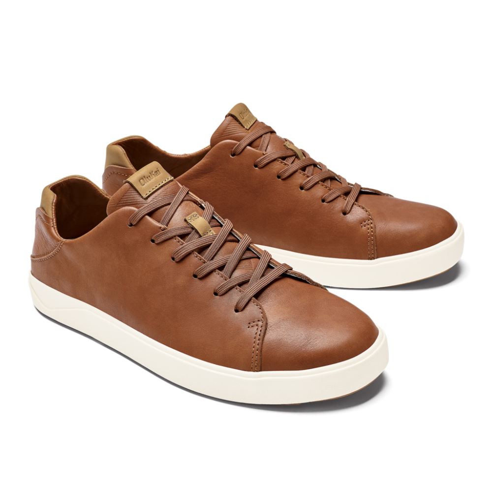 Lae'ahi Li 'Ili Men's Leather Sneakers - Fox