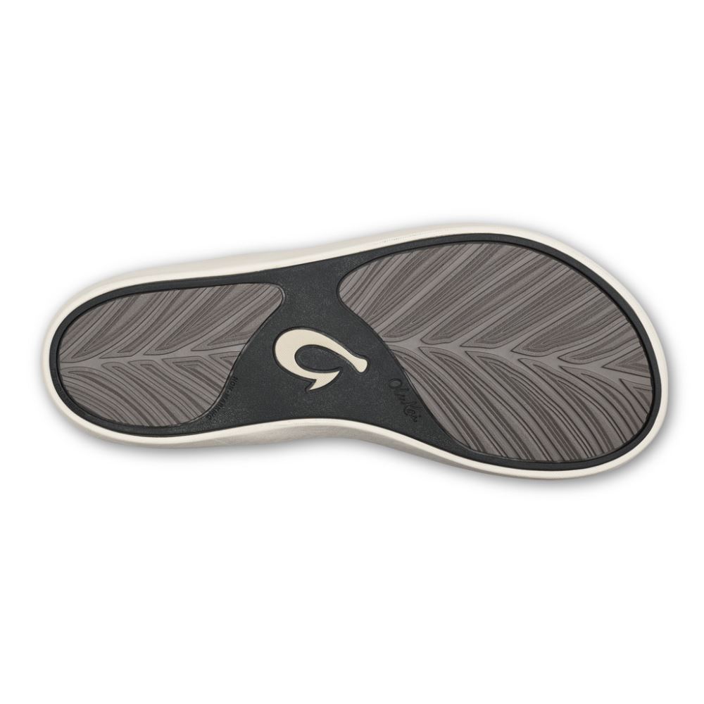 Pi'oe Women's Beach Sandals - Black / Dark Shadow