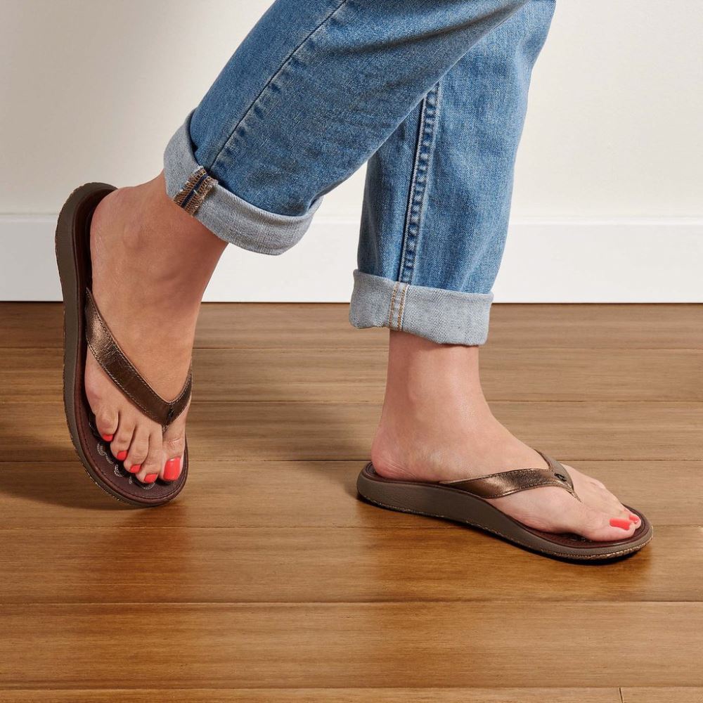 OluKai Paniolo - Bronze / Dark Java