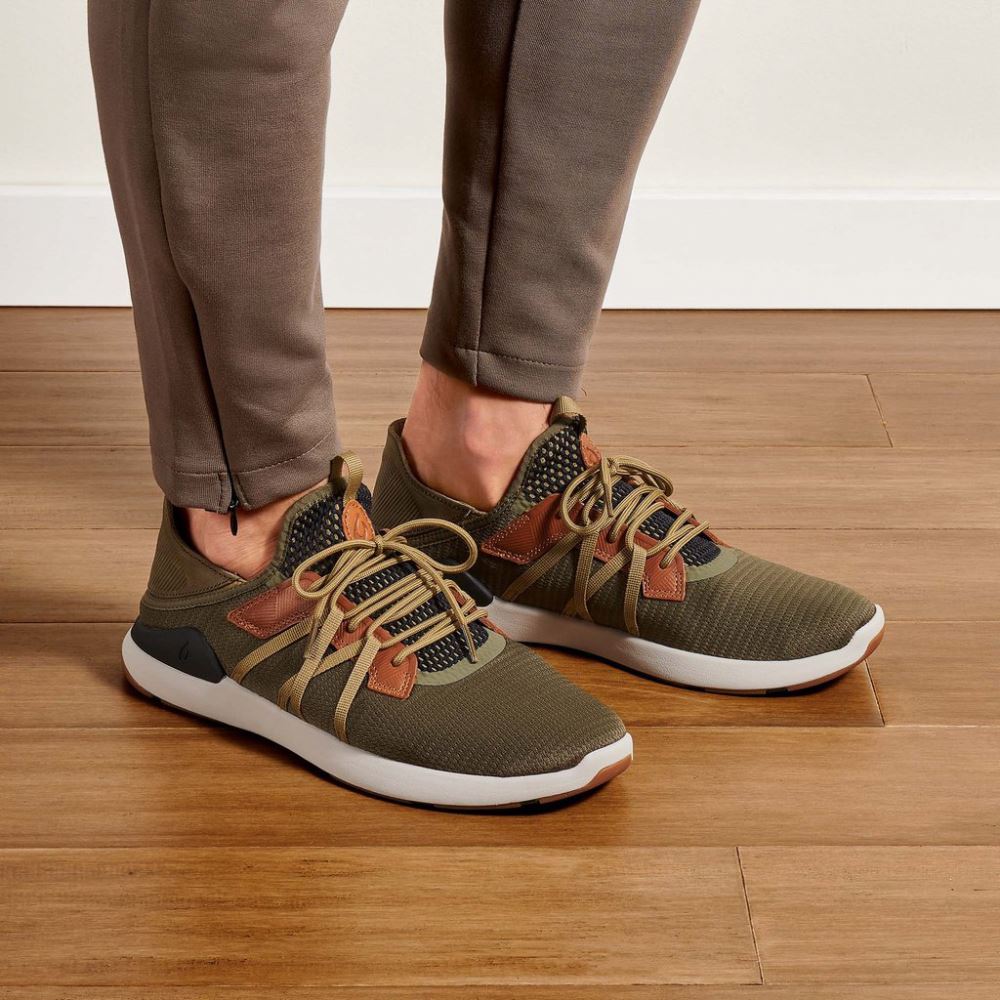 Mio Li Men's Athletic Shoes - Hunter / Lava Rock
