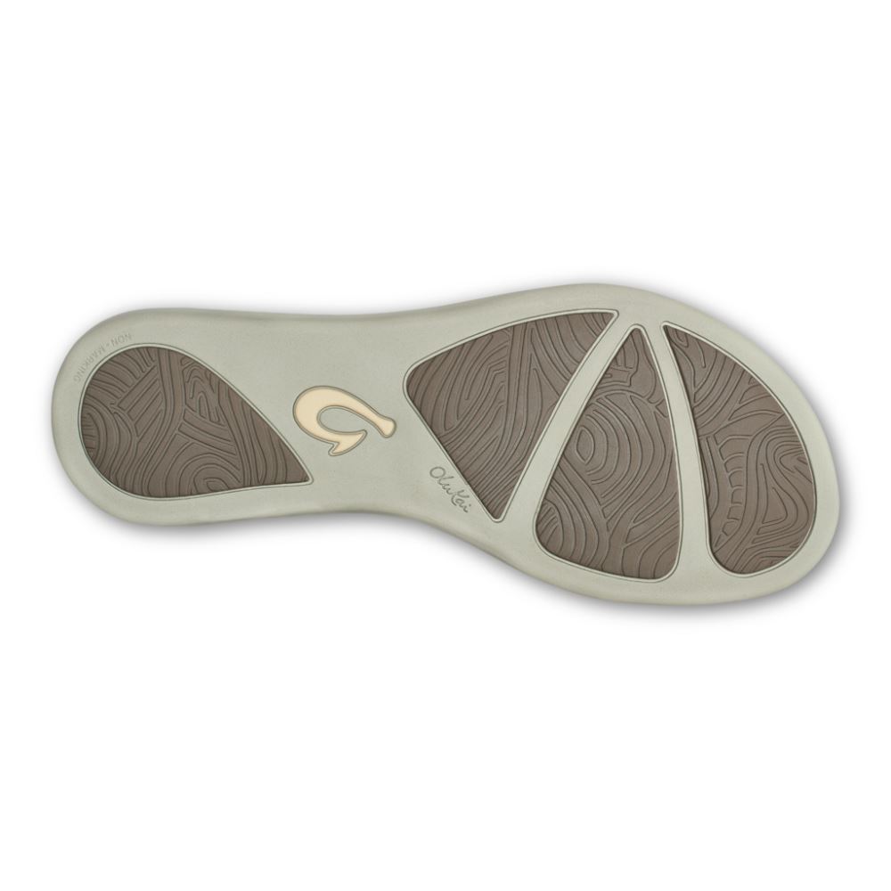 Ho'opio Hau Women's Beach Sandals - Warm Taupe / Hua