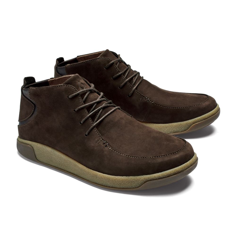 Loli'i Puki Men's Chukka Boots - Dark Wood
