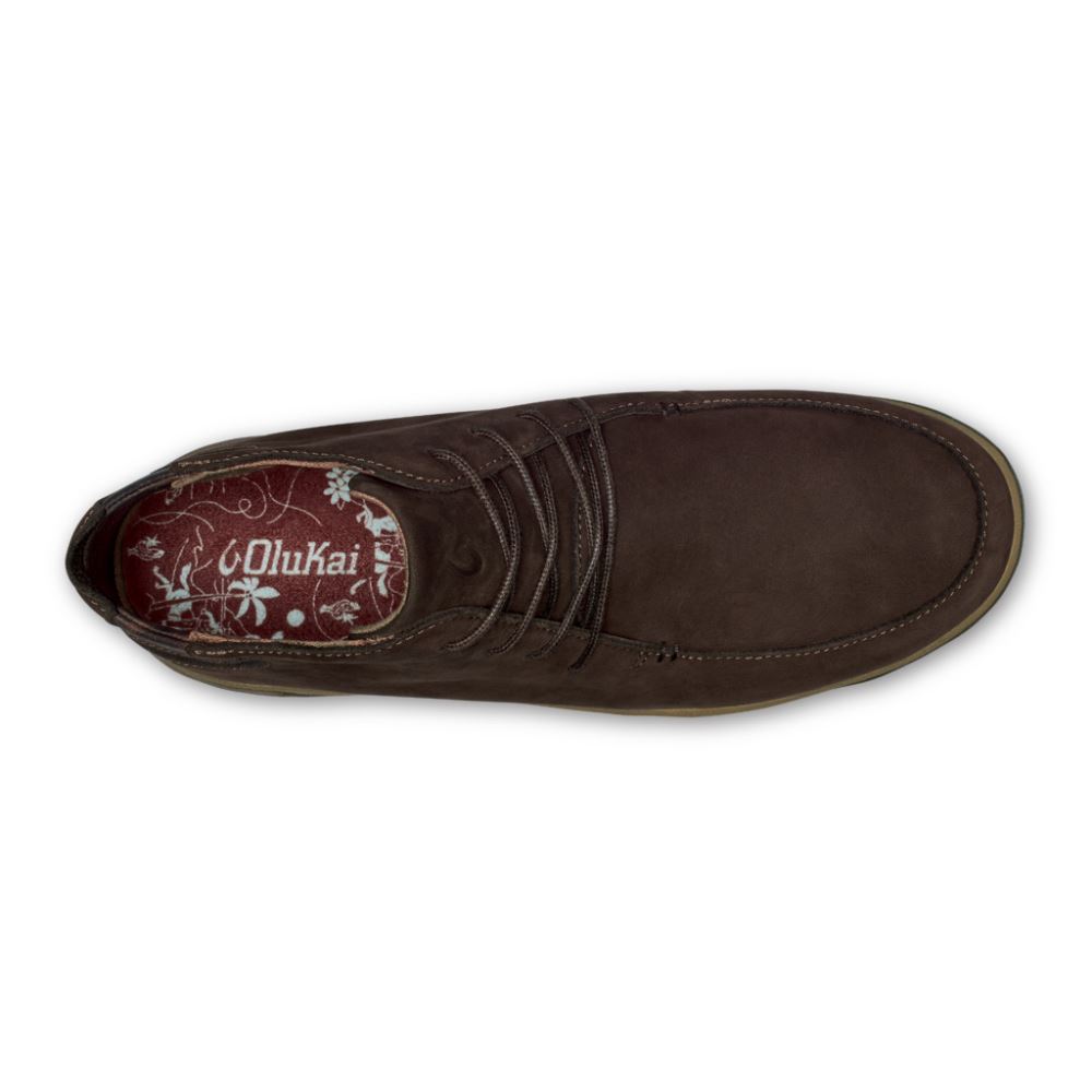 Loli'i Puki Men's Chukka Boots - Dark Wood