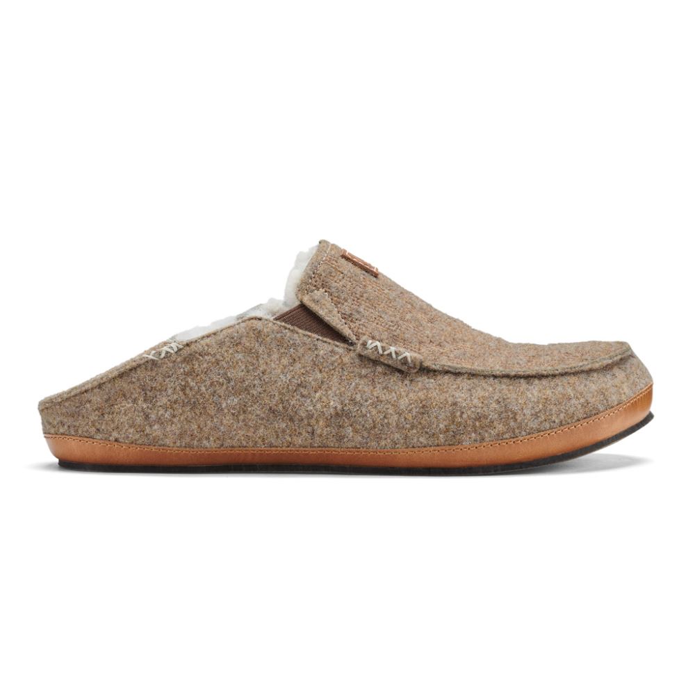 Moloa Kilohana Men's Wool Slippers - Mustang
