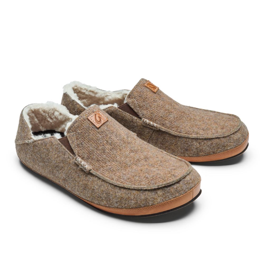 Moloa Kilohana Men's Wool Slippers - Mustang