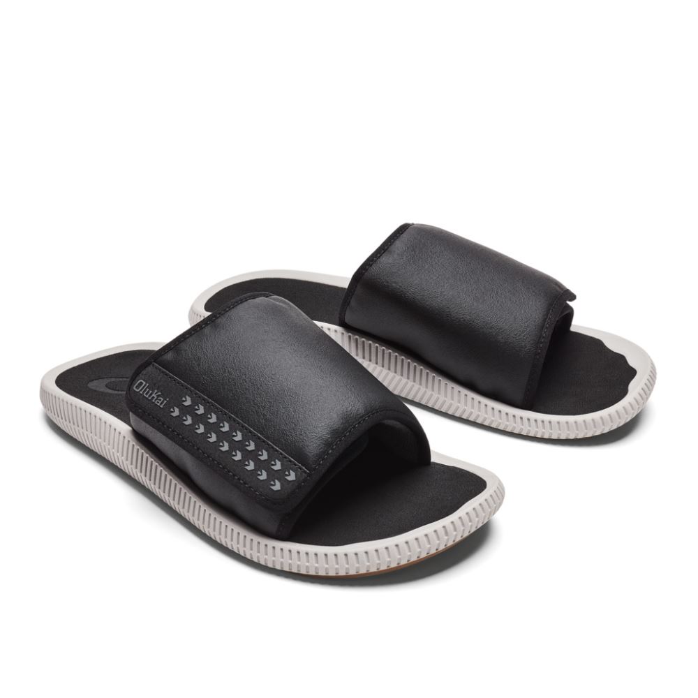 Ulele 'Olu Men's Slide Sandals - Black