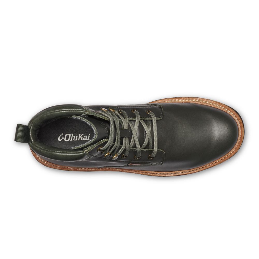 Kilakila Men's Leather Boots - Nori