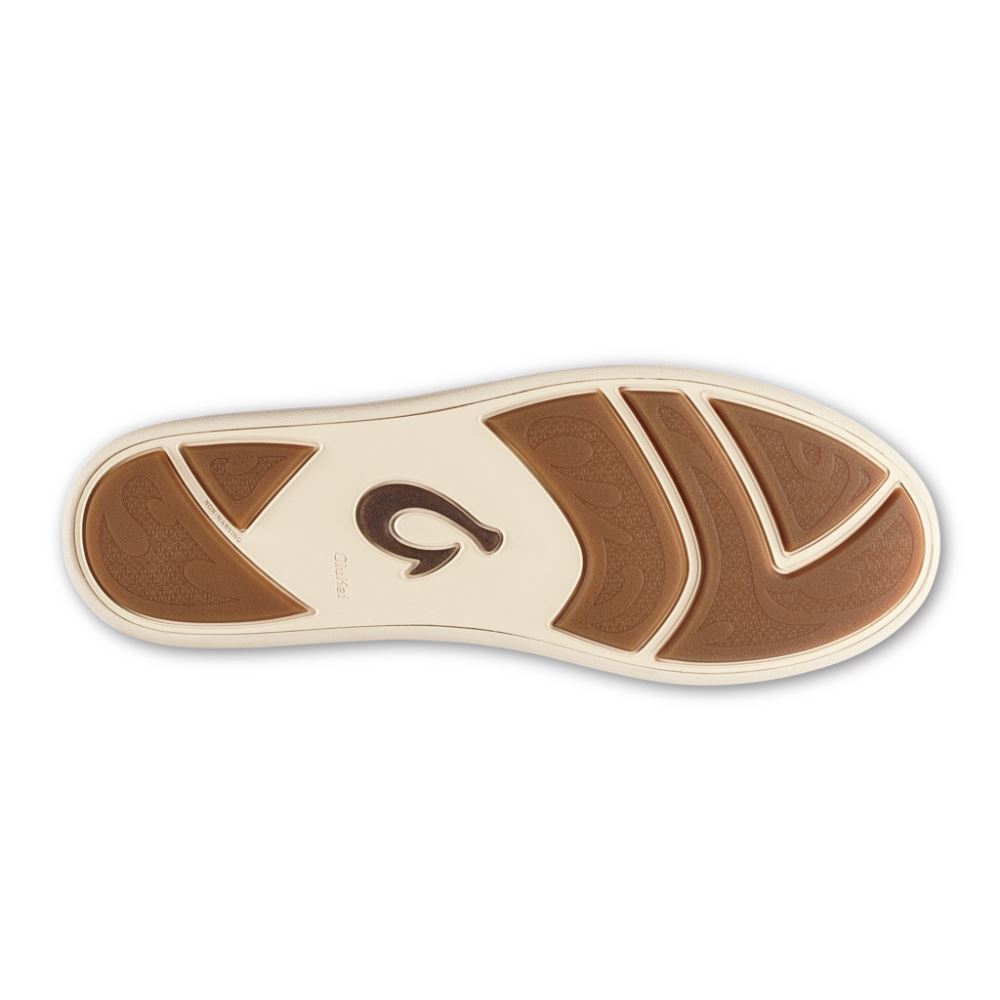 Nalukai Men's Leather Slip On Shoes - Fox / Bone