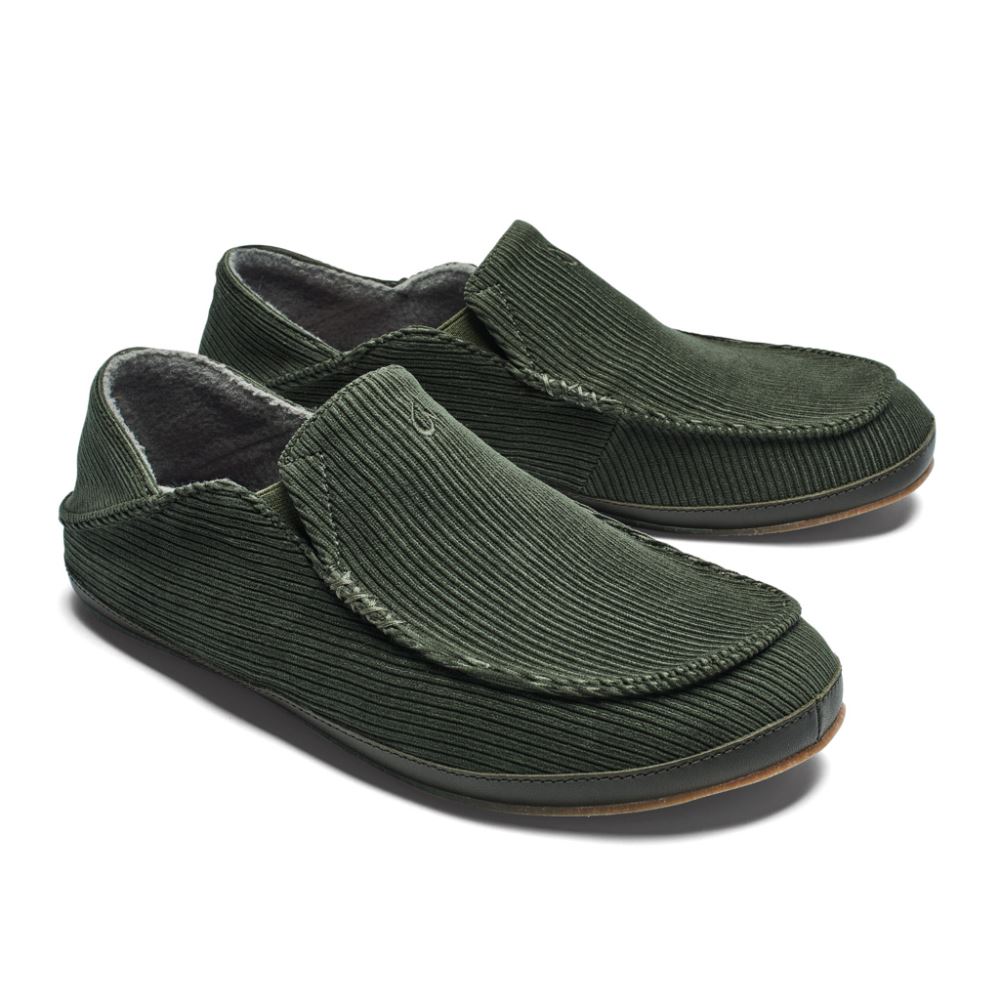 Moloa 'Ie Slipper Men's Corduroy Slippers - Nori